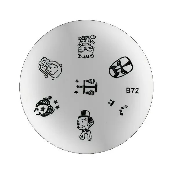 Şablon cu modele gravate B72