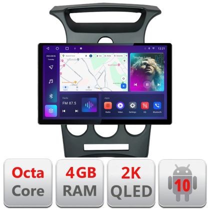 Navigatie dedicata Edonav Kia Carens 2006-2012 clima automata, Ecran 2K QLED 13&quot;,Octacore,4Gb RAM,32Gb Hdd,4G,360,DSP,Carplay,Bluetooth CarStore Techn
