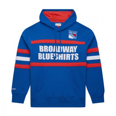 New York Rangers hanorac de bărbați cu glugă Head Coach Hoodie Current Logo - M foto