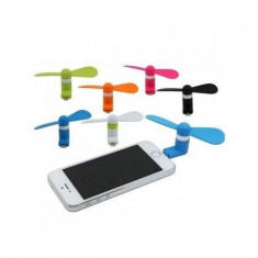 Mini ventilator telefon compatibilitate iPhone 5, 5S, 6, 6 PLUS foto