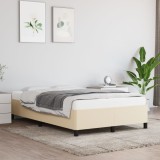 VidaXL Cadru de pat fără saltea, crem, 120x200 cm, textil 347055