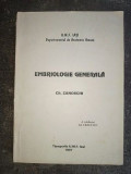 Embriologie generala- Ch. Zanoschi