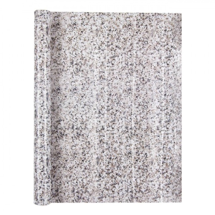 Autocolant Mobilă PVC, Model Mozaic, Alb, Dimensiune 150x45cm