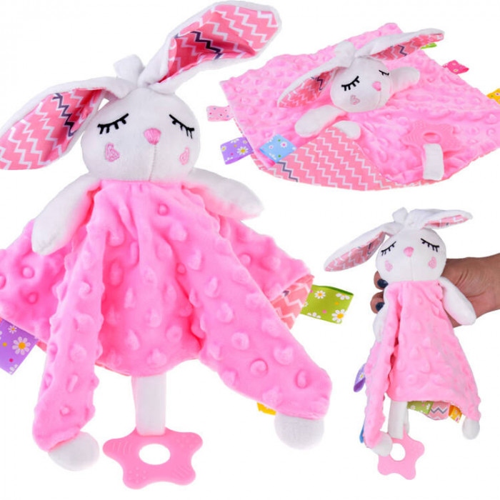 Plush cuddly iepure de pluș de calmare tag-ul ZA4745