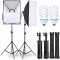 Set 2 lampi foto M006A, 1200W, Trepied softbox, 50X70cm