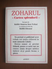 Zoharul. Cartea Splendorii - Simeon ben Yohai, Rabbi Eleazar foto