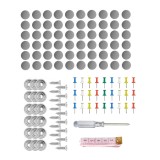 Set 60 accesorii reparatie auto, Axroad Mall, Cu surubelnita, banda de masura, Usor de instalat, Robust si