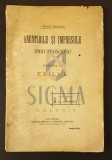 Amintirile si impresiile unui poscrisu * Exilul