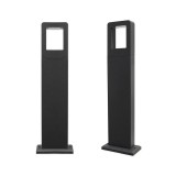 Lampa LED Gradina 6W, 50cm, Aluminiu &amp; Sticla Securizata, IP54, 4000K, MasterLED, Negru
