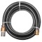 Gossi furtun de aspiratie, conectori alama, 7 m, 25 mm, negru