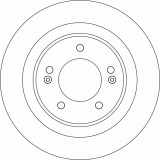 TRW DF6599 Disc frana