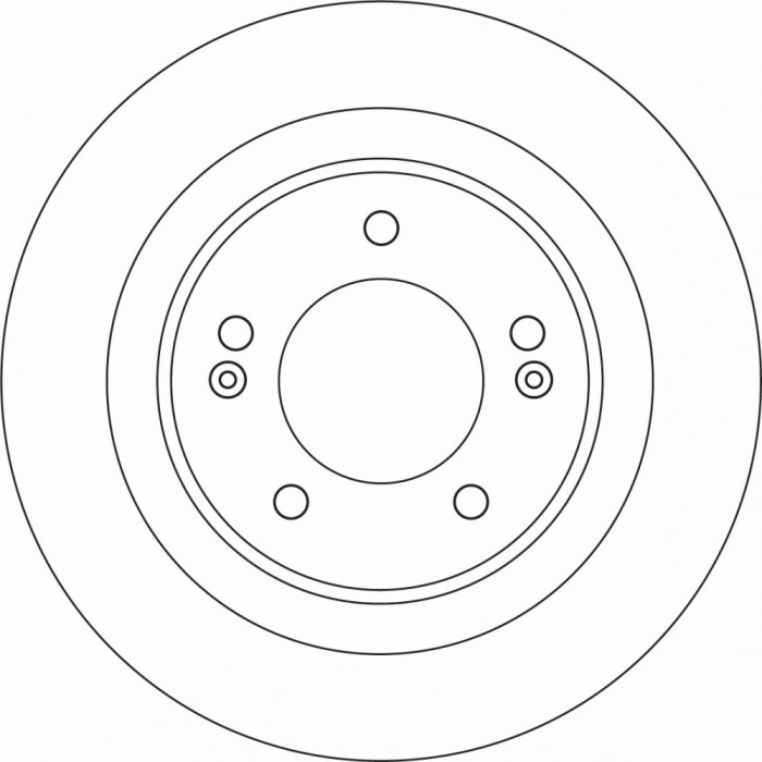 TRW DF6599 Disc frana