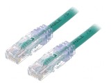 Patch cord UTP Cat6a PVC Verde 3m 24AWG