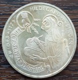 (A471) MONEDA ARGINT GERMANIA - 10 MARK 1998, LIT G, HILDEGARD VON BINGEN- PROOF, Europa