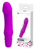 Vibrator Pretty Love Stev, 10 Moduri Vibratii, Silicon, Mov, 13.5 cm