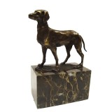 Ogar- statueta din bronz pe un soclu marmura YY-64