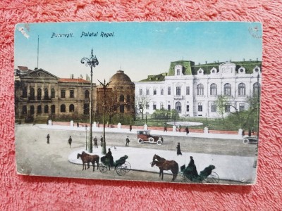 arte postala, Bucuresti Palatul Regal, 1929 foto
