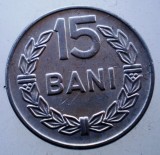 Moneda RSR 15 Bani 1966 Romania KM#93 Nickel Clad Steel 19.5mm Numismatica