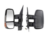 Oglinda usa exterioara Iveco Daily, 07.2014-, partea Stanga, reglare electrica; textil; incalzit; scurt; sticla convexa; geam cromat; Senzor de tempe
