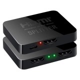 Splitter HDMI 1x2 4K cu Amplificator GizMondo&reg; 1 In 2 Out HDMI - Partajare Continut de pe O Singura Sursa HDMI catre Doua Monitoare sau Proiectoare, S