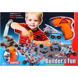 Set unelte constructor + bormasina 280 elemente, Malplay 101648