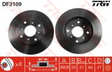 Disc frana HONDA ACCORD VI (CG, CK) (1997 - 2003) TRW DF3109