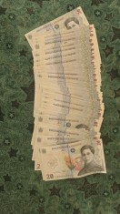 Bancnote de 20 lei (60 bucati) foto
