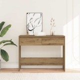 VidaXL Măsuță consolă, stejar artizanal, 100x35x76,5cm, lemn prelucrat