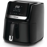 Friteuza cu aer cald Zelmer ZAF6550, 1400 W, 6.5 l, 10 programe, control digital al programelor si temperaturii 80-200 grade, oprire automata, lumina