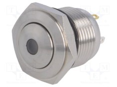 Comutator anti-vandalism ONPOW Poz: 2 SPST-NO 2A/36VDC IP65 verde