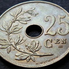 Moneda istorica 25 CENTIMES - BELGIA, anul 1922 * cod 4894 = BELGIE