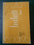 MULTUM IN PARVO - ARGHEZI, BACOVIA, BARBU, BLAGA, FUNDOIANU, MANIU, PILLAT