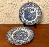 2 FARFURII DIN PORTELAN ENGLEZESC IRONSTONE D25cm