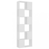 Cumpara ieftin Biblioteca/Separator camera, alb, 60x24x186 cm