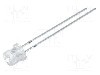 Dioda LED 5mm, galbena, plat, 1.8...2.6V, OPTOSUPPLY - OSY5PA57E1A foto