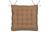 Pernă De Scaun Helios 38X38 Cm, Culoare Cappuccino, 100% Bumbac