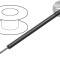 Cablu HookUp Wire negru silicon 10kV
