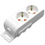 Bloc prelungitor electric 2 prize schuko 16A 3500W alb Ri-tech Mutlusan 001 175 210001 00 00