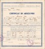 A536 Certificat de absolvire a 7 clase, 1940, Ineu, județul Arad