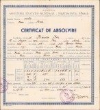 A536 Certificat de absolvire a 7 clase, 1940, Ineu, județul Arad