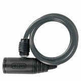 Cumpara ieftin Cablu Antifurt Bicicleta Oxford Bumber Cable Lock Smoke, 600 x 60mm
