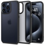 Cumpara ieftin Husa pentru iPhone 15 Pro, Spigen Ultra Hybrid, Frost Black