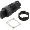 Comutator Rotativ 16mm Negru 2 Poziții ZB6AD22