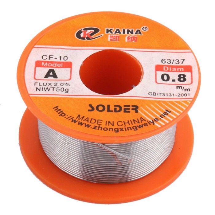 Cositor fara plumb, 0.8 mm, 50gr