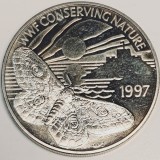 3315 Guernsey 2 Pounds 1997 Elizabeth II (Emperor Moth) km 80
