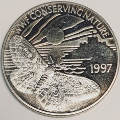 3315 Guernsey 2 Pounds 1997 Elizabeth II (Emperor Moth) km 80