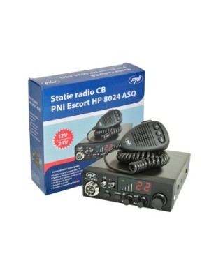 Statie radio CB PNI Escort HP 8024 ASQ alimentare 12V-24V foto