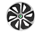 Cumpara ieftin Set 4 capace roti Roco Gri-Negru R14 pentru gama auto Skoda, Autohelix MSA