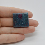 Cabochon rubin in kianit 28x26x8mm c24, Stonemania Bijou