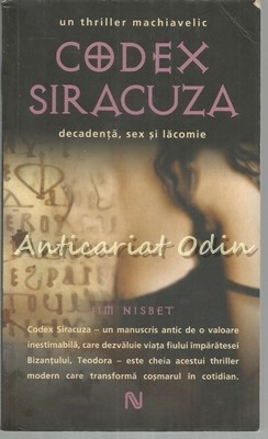 Codex Siracuza. Decadenta, Sex Si Lacomie - Jim Nisbet